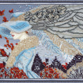 Bead Embroidery Kit Snow Lady