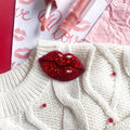 Brooch Embroidery Kit Decoration Passionate Kisses (Decoration)
