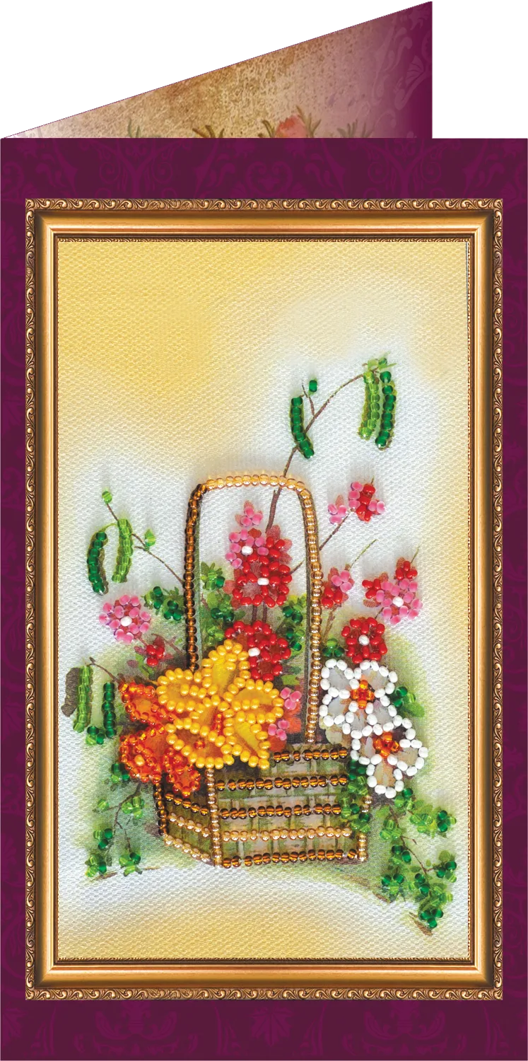 Postcards Bead Embroidery Kit Postcard Bead embroidery kit Congratulations – 13