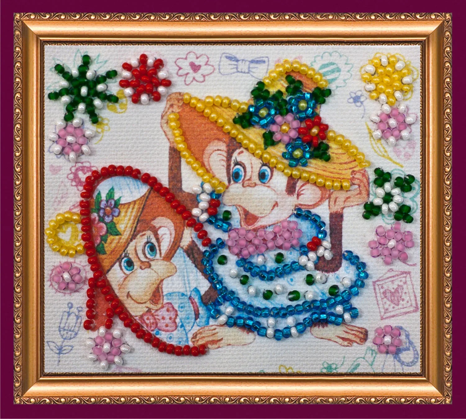 Magnets Bead Embroidery Kit Magnets Bead embroidery kit Fashion hat