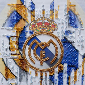 Bead Embroidery Kit Mini Bead embroidery kit FC Real Madrid