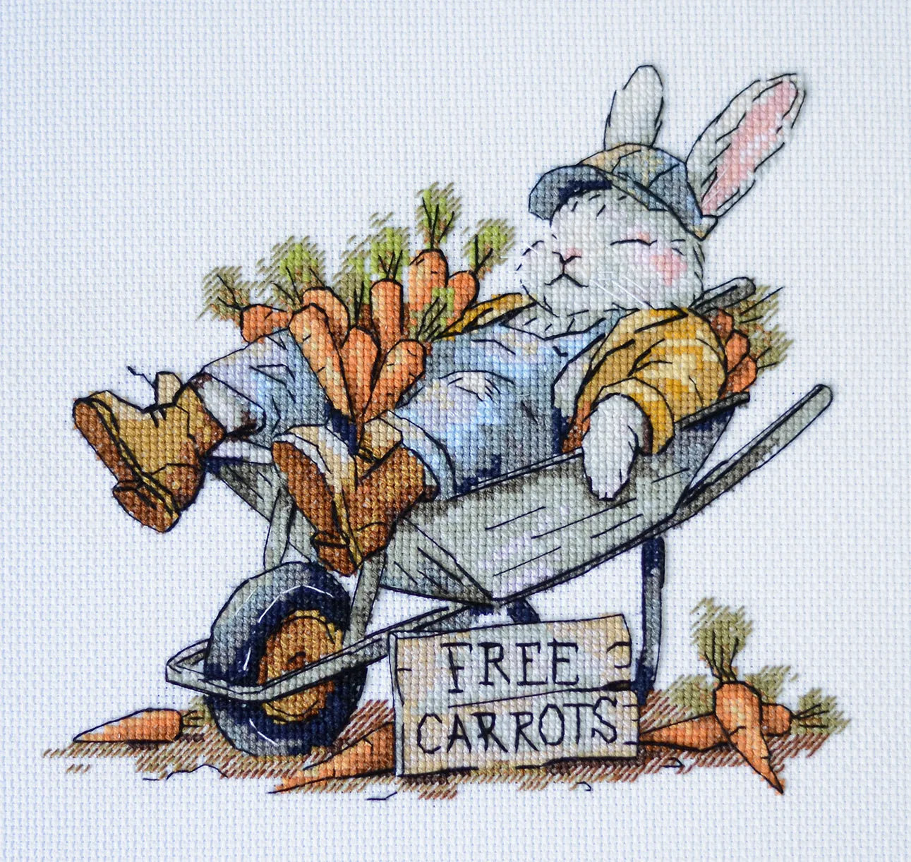 Cross Stitch Kit Cross-stitch kits Free carrots