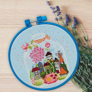 Cross Stitch Kit Cross-stitch kits Gift with cottages