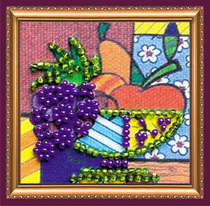 Magnets Bead Embroidery Kit Mini Magnets Bead embroidery kit Fruit Still Life