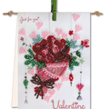 Pennant Bead Embroidery Kit Pennant-kit Bead Embroidery Bouquet with love