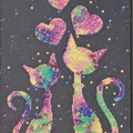 Bead Embroidery Kit Main Bead Embroidery Kit Kittens' purrings