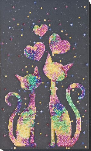Bead Embroidery Kit Main Bead Embroidery Kit Kittens' purrings