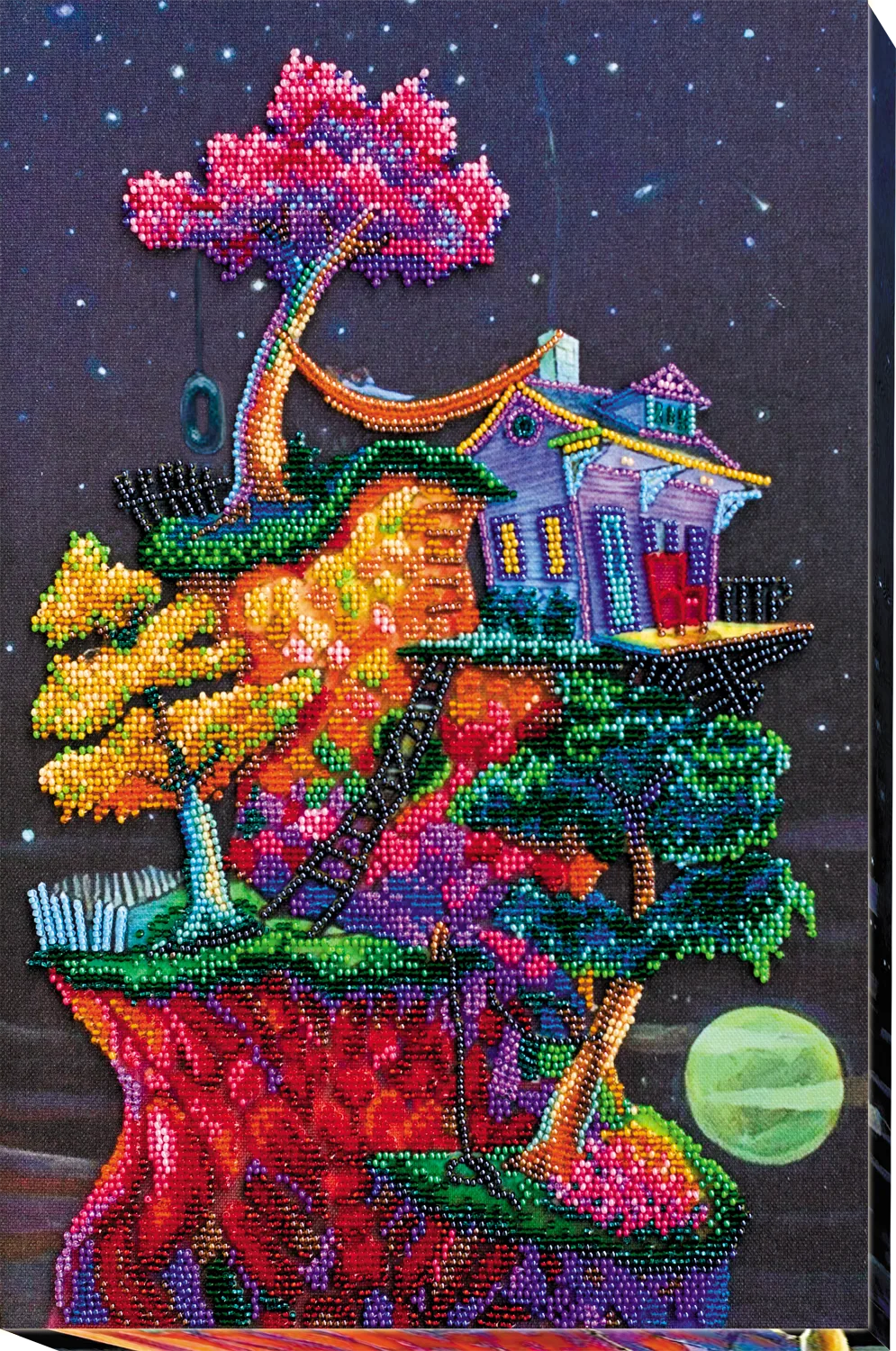 Bead Embroidery Kit Main Bead Embroidery Kit Dreams under the stars