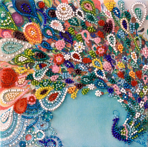 Bead Embroidery Kit Mini Bead embroidery kit Colored tail