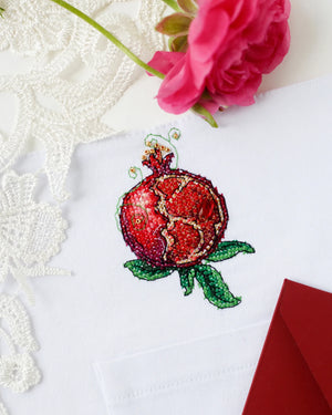 Cross Stitch Kit On Clothes Cross-stitch kits Garnet-1