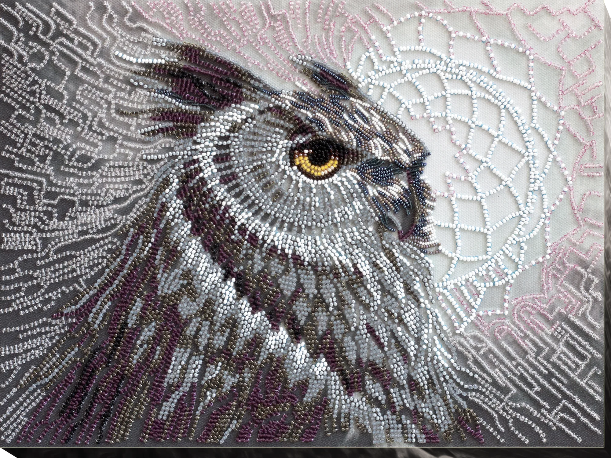 Bead Embroidery Kit Main Bead Embroidery Kit Garnet totem
