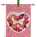 Pennant Bead Embroidery Kit Pennant-kit Bead Embroidery A song of love
