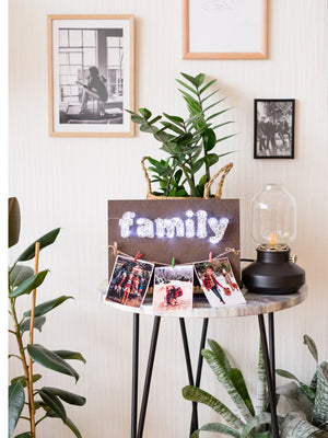 String Art Kit Creative Kit/String Art Happy family (Homely scene)