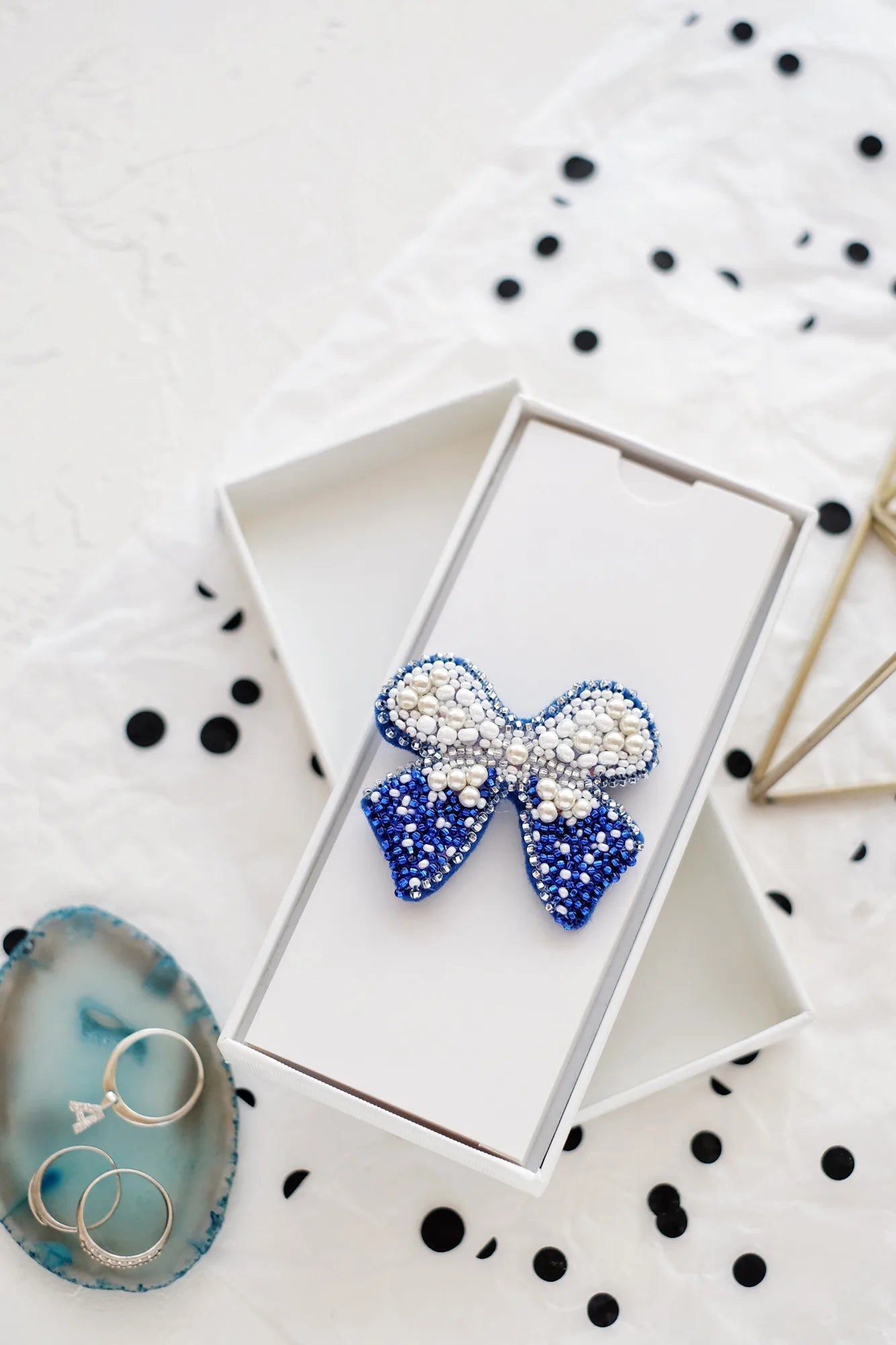 Brooch Embroidery Kit Decoration Bow