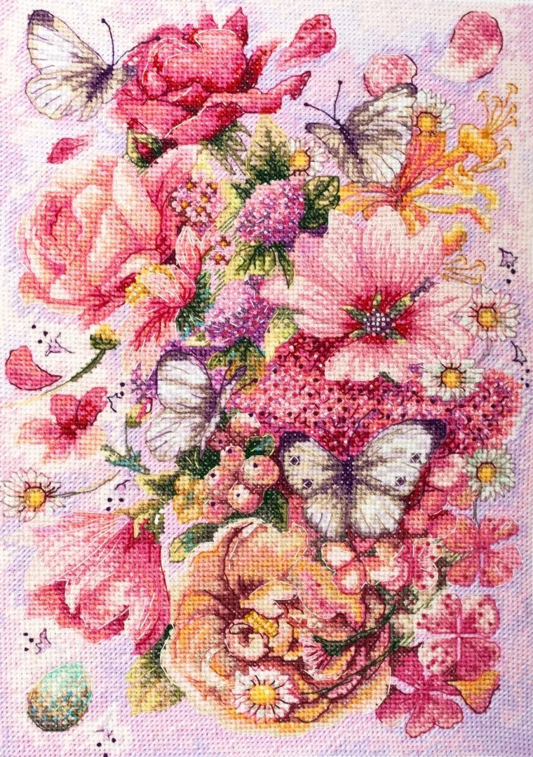Cross Stitch Kit Cross-stitch kits Pink Aurora