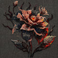 Bead Embroidery Kit Mid-sized bead embroidery kit Flower of the night