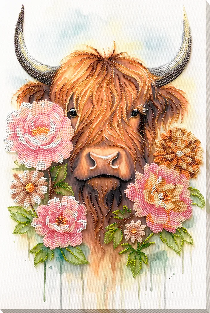 Bead Embroidery Kit Main Bead Embroidery Kit Highland Belle