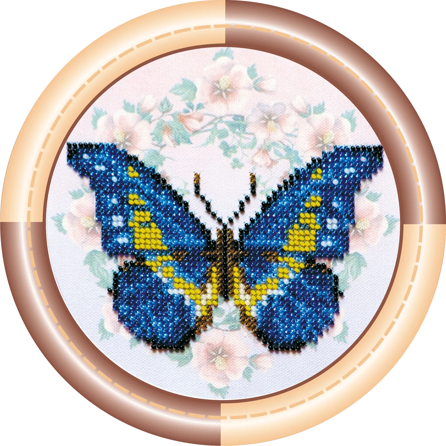 Bead Embroidery Kit Mini Bead embroidery kit Butterfly