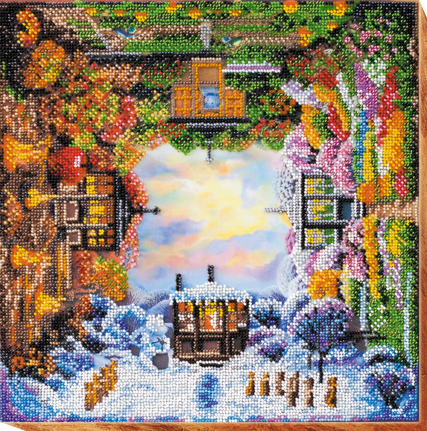 Bead Embroidery Kit Main Bead Embroidery Kit seasons