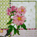 Bead Embroidery Kit Mini Bead embroidery kit Shabby chic