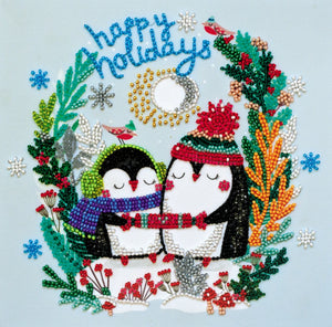 Bead Embroidery Kit Mid-sized bead embroidery kit Sweet winter