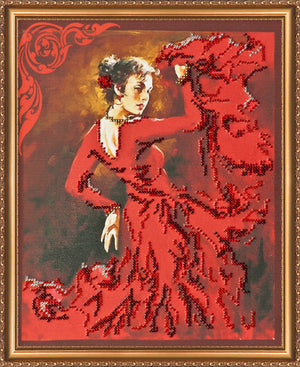 Bead Embroidery Kit Main Bead Embroidery Kit Carmen