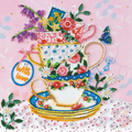 Bead Embroidery Kit Mid-sized bead embroidery kit Tea meeting