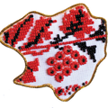 Magnets Bead Embroidery Kit Kits for embroidery with beads magnets "Map of Ukraine" Kharkiv region