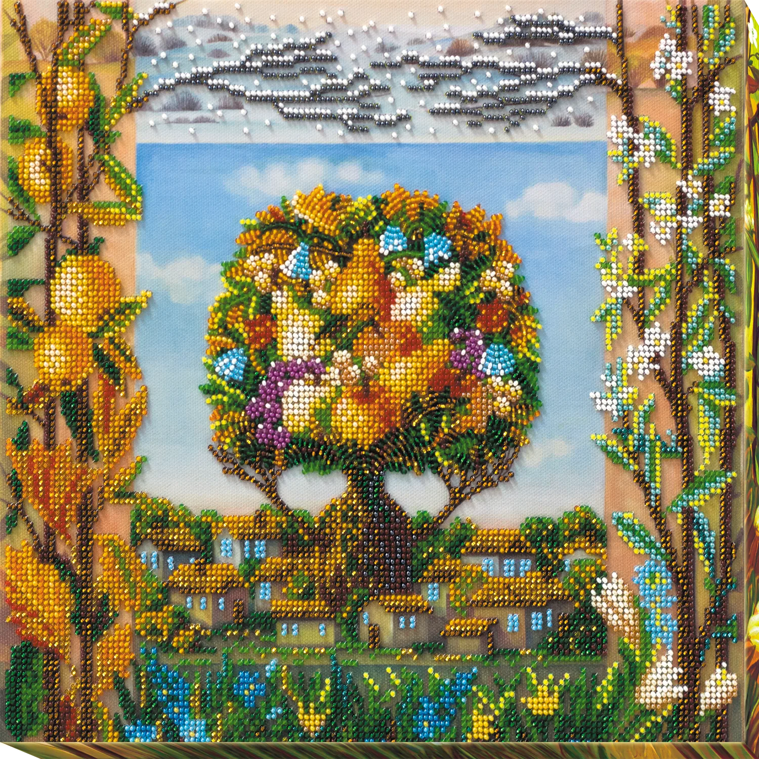 Bead Embroidery Kit Main Bead Embroidery Kit Caravan of seasons