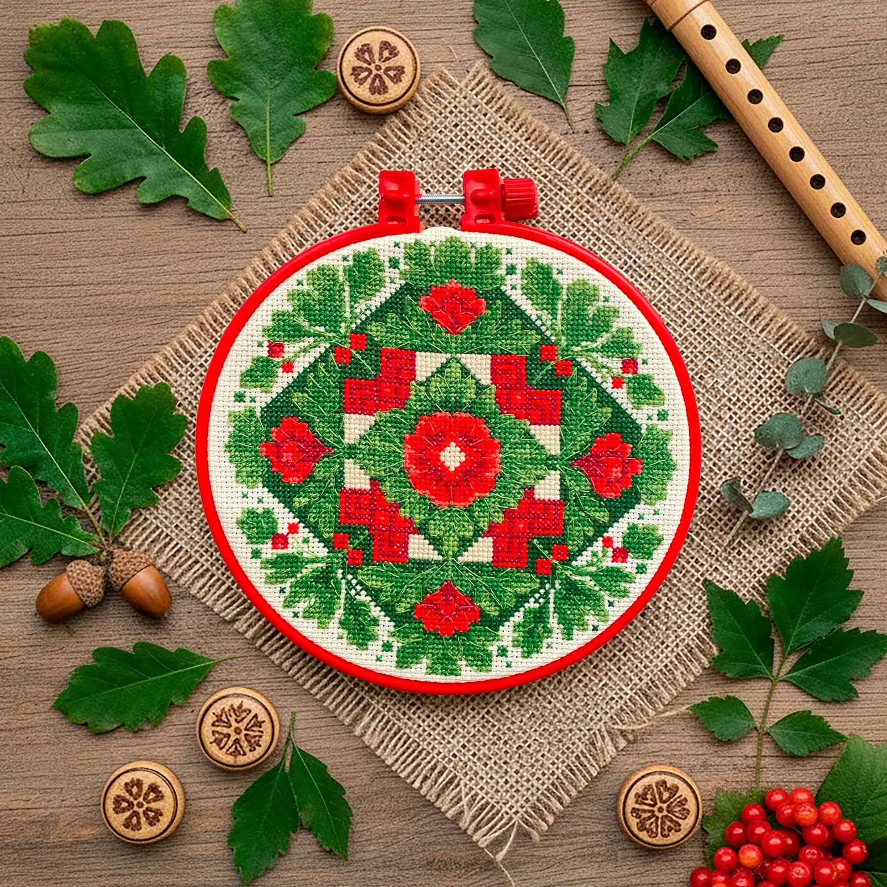 Cross Stitch Kit Cross-stitch kits Traditional motif (Ethnic themes)