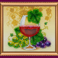 Magnets Bead Embroidery Kit Magnets Bead embroidery kit Glass of wine
