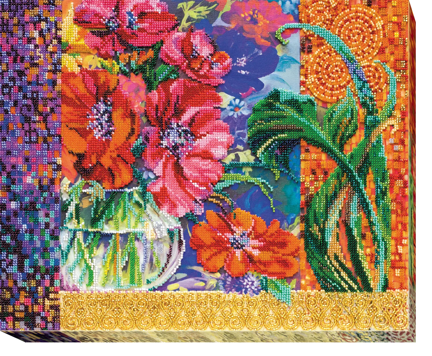 Bead Embroidery Kit Main Bead Embroidery Kit Anemone