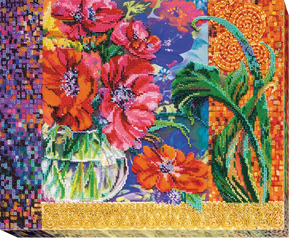 Bead Embroidery Kit Main Bead Embroidery Kit Anemone