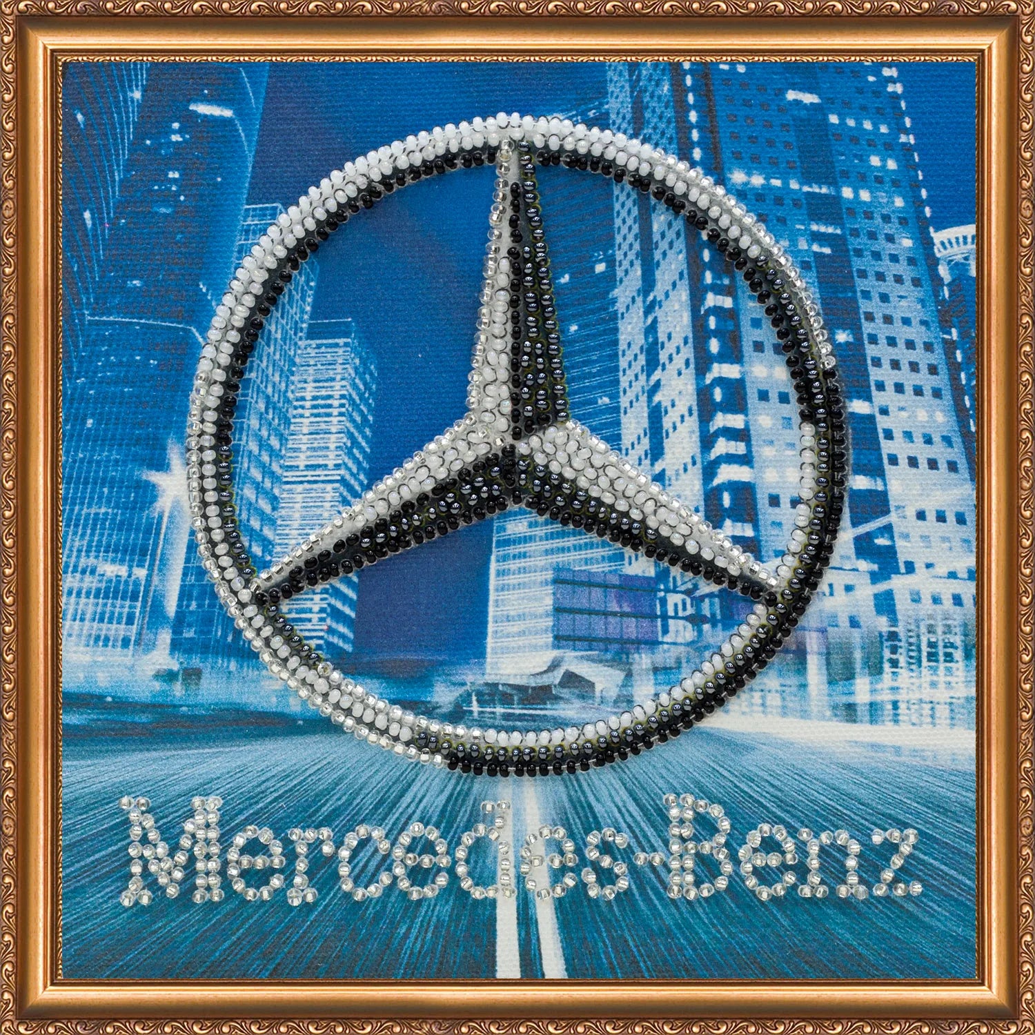 Bead Embroidery Kit Mini Bead embroidery kit Mercedes-Benz