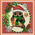 Bead Embroidery Kit Mini Bead embroidery kit Christmas motif