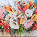 Bead Embroidery Kit Main Bead Embroidery Kit Delicate flowers