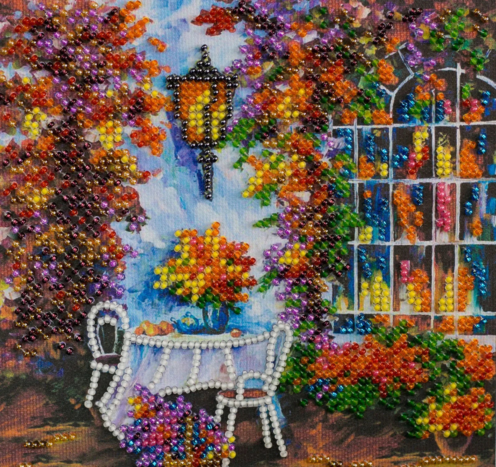 Bead Embroidery Kit Mini Bead embroidery kit Autumn mood