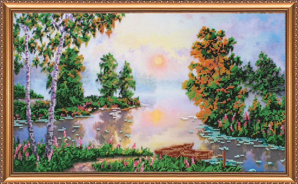 Bead Embroidery Kit Main Bead Embroidery Kit Morning haze
