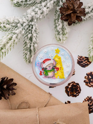 Magnets Bead Embroidery Kit Magnets Bead embroidery kit Tasteful holiday