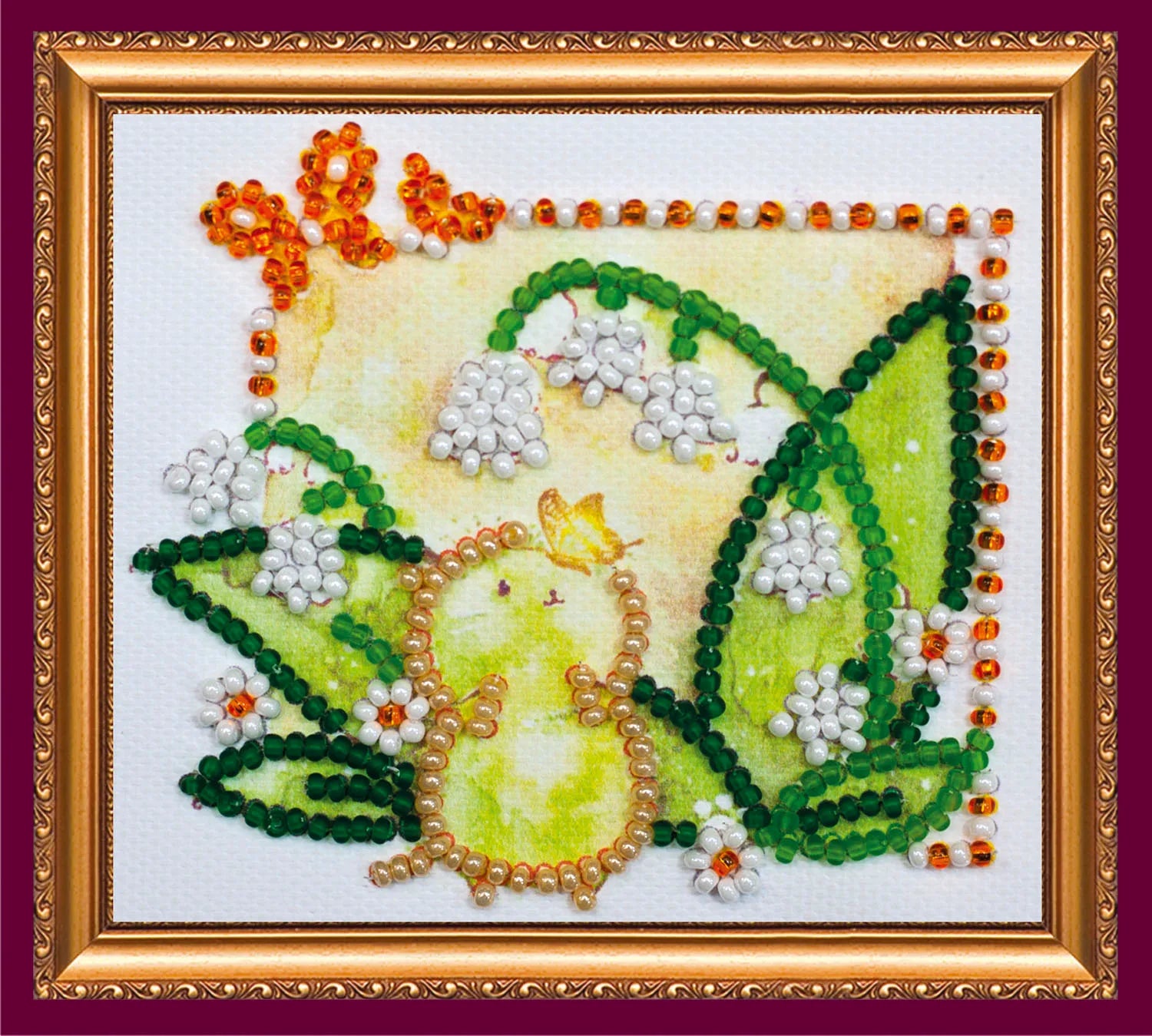 Magnets Bead Embroidery Kit Magnets Bead embroidery kit May Lilies