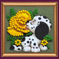 Magnets Bead Embroidery Kit Mini Magnets Bead embroidery kit Puppy
