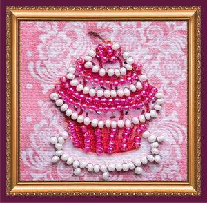Magnets Bead Embroidery Kit Mini Magnets Bead embroidery kit Sweet basket