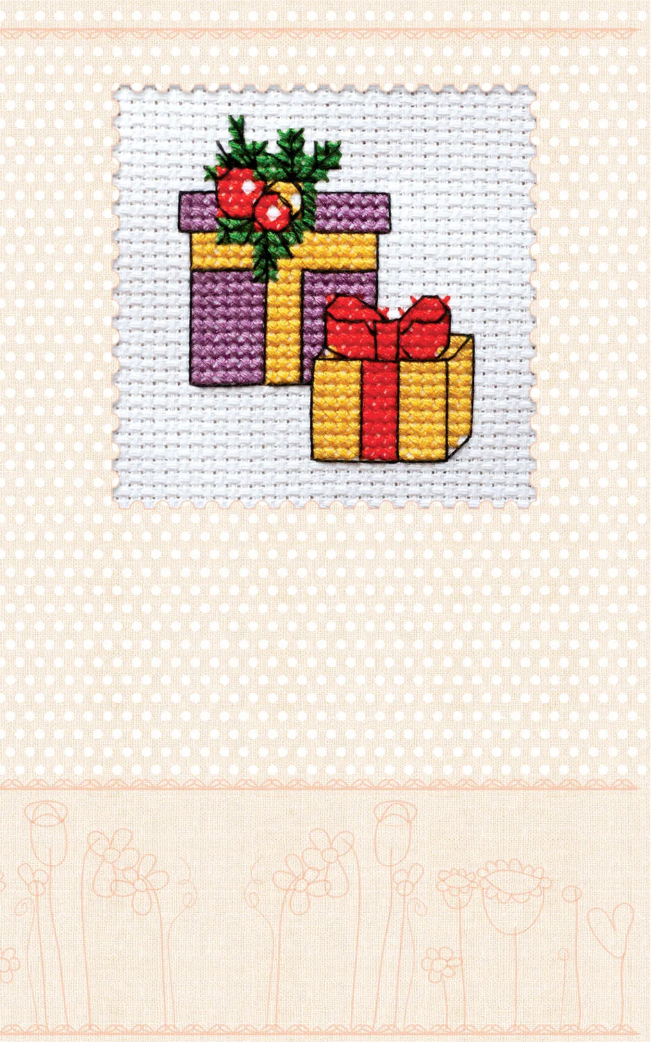 Postcards Cross Stitch Kit Postcard Cross-stitch kits Christmas gifts