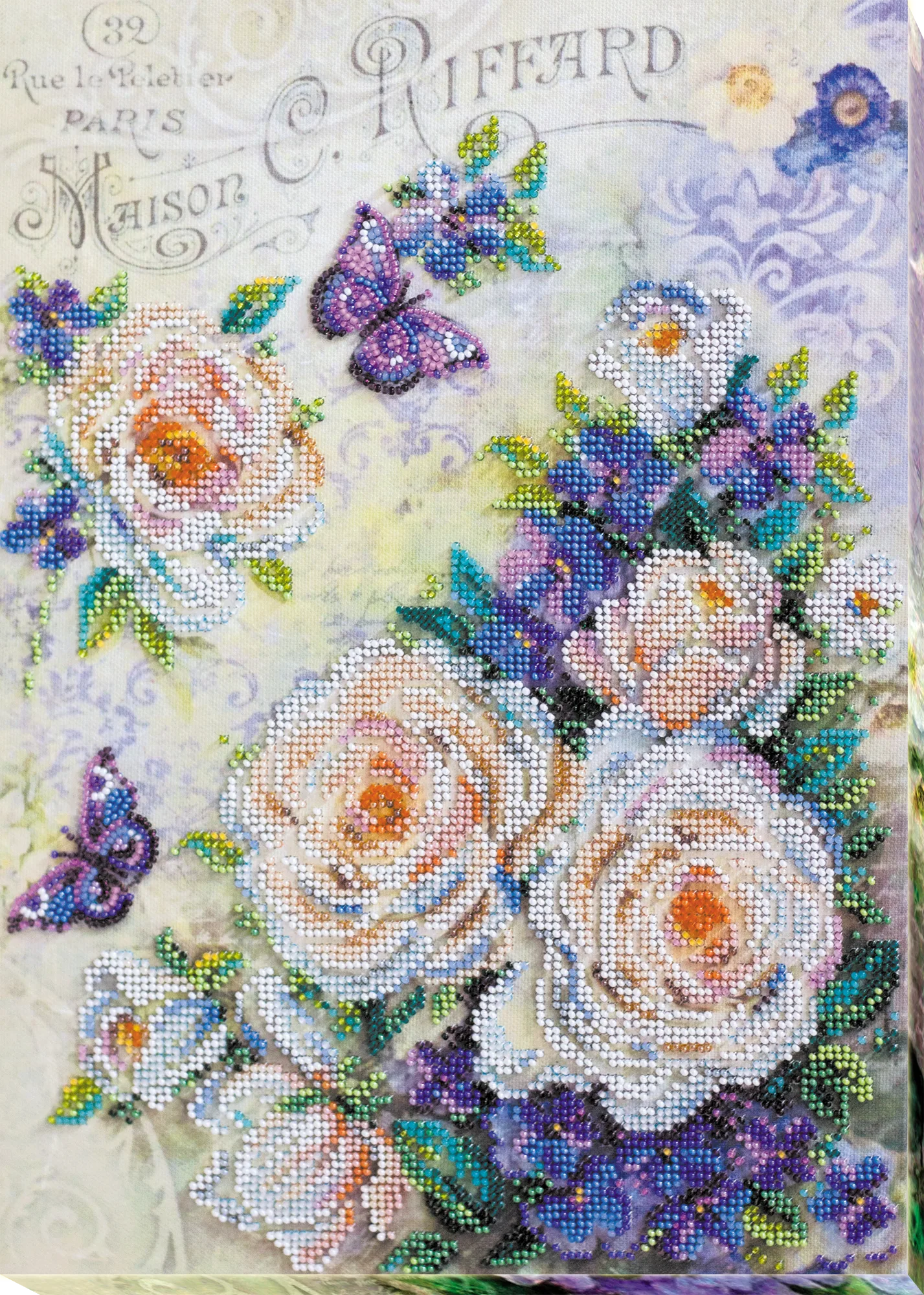 Bead Embroidery Kit Main Bead Embroidery Kit Flowers for your beloved