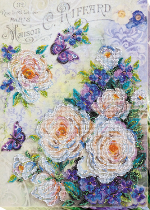 Bead Embroidery Kit Main Bead Embroidery Kit Flowers for your beloved