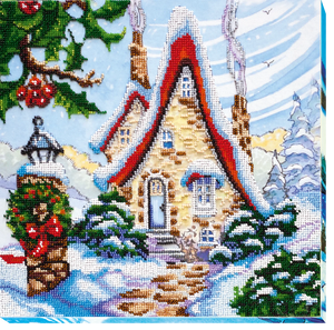 Bead Embroidery Kit Main Bead Embroidery Kit Fabulous winter - 1