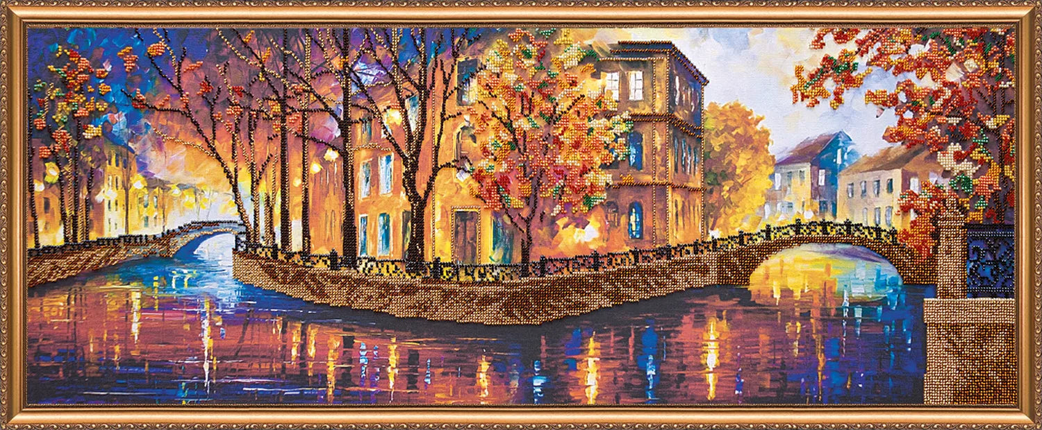 Bead Embroidery Kit Main Bead Embroidery Kit Gold reflections