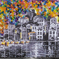 Bead Embroidery Kit Main Bead Embroidery Kit A town wakes up