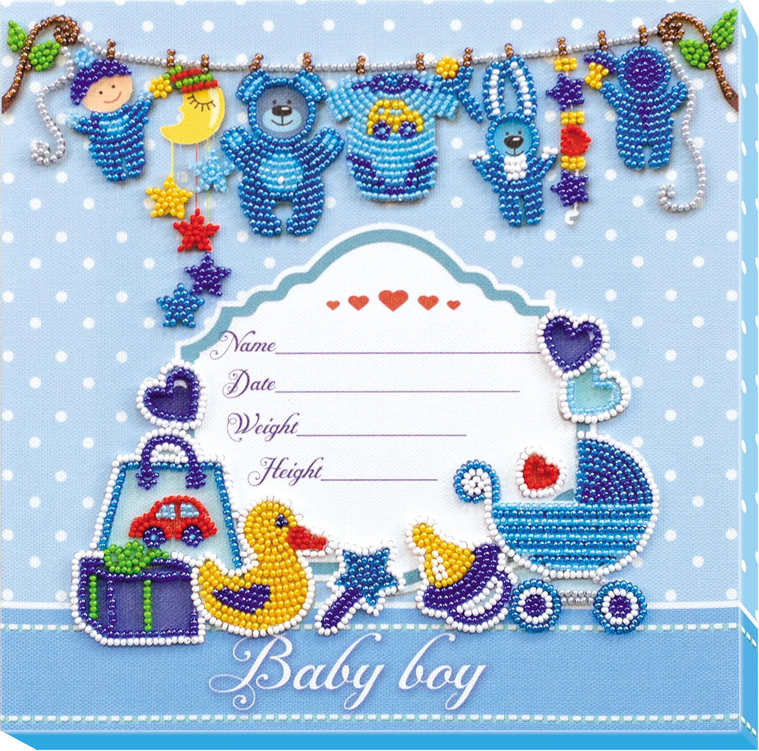 Bead Embroidery Kit Main Bead Embroidery Kit Metric for a boy