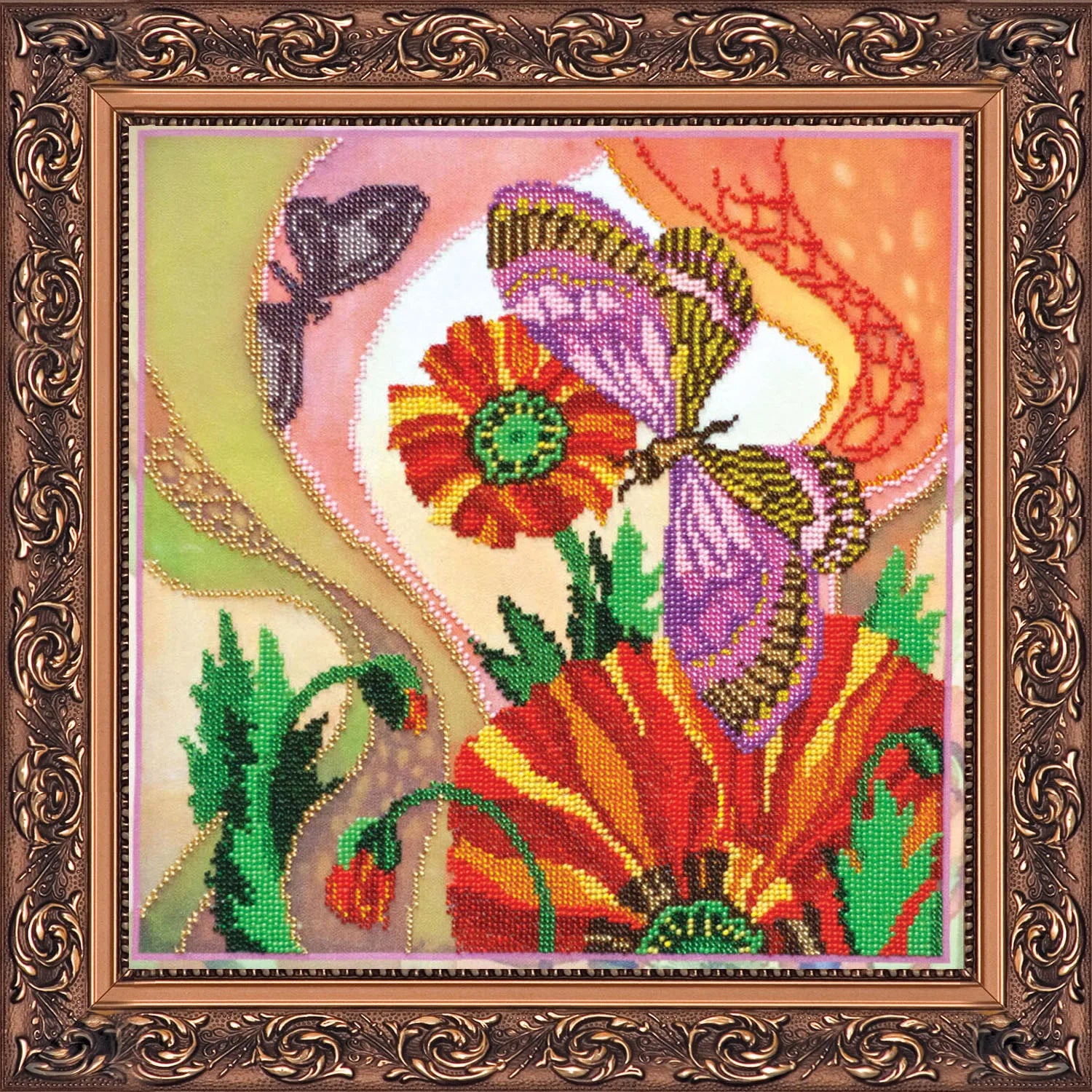 Bead Embroidery Kit Main Bead Embroidery Kit May day